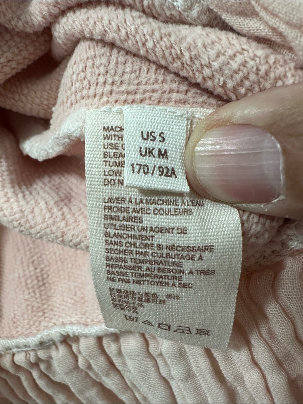 Free People Sail Away Hoodie Gauze Tiered Boho Pullover Top Oversized Pink Small - Picture 4 of 7